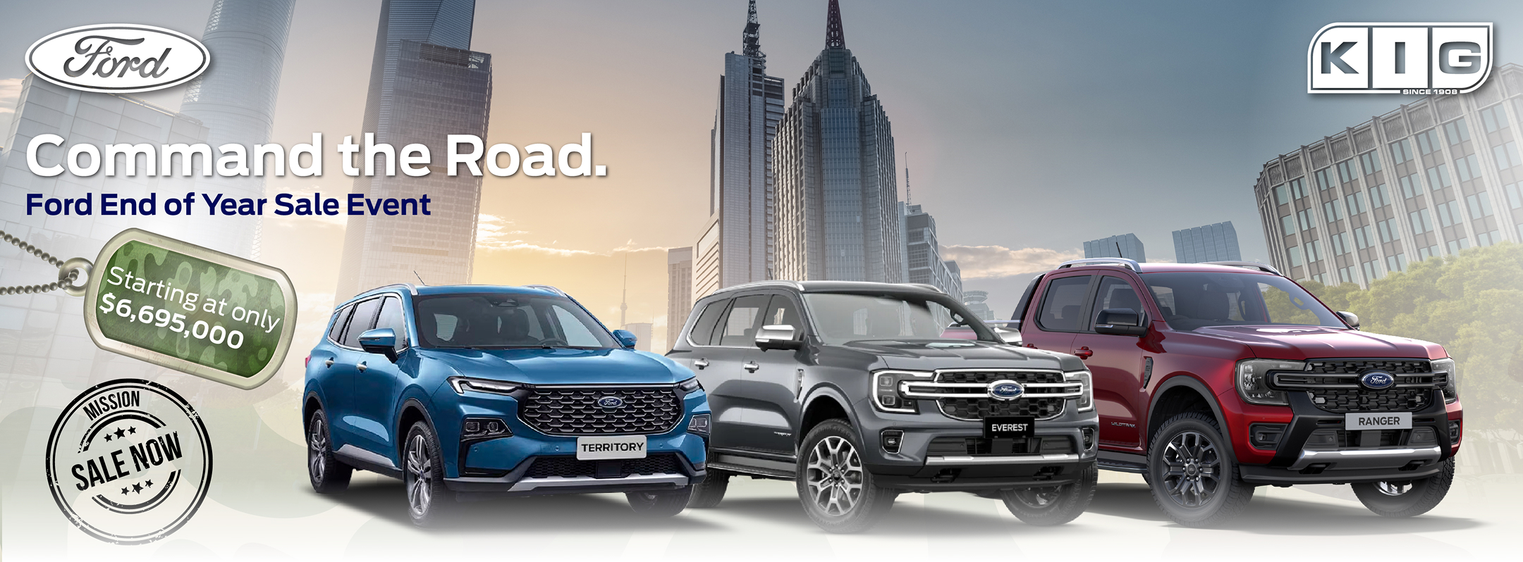 Ford End of Year Sales Promo Hero Image